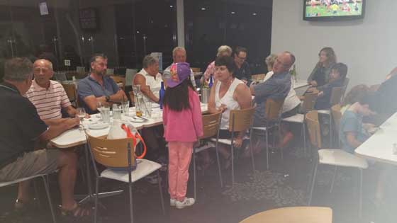 Dinner at Gwandalan Bowling Club